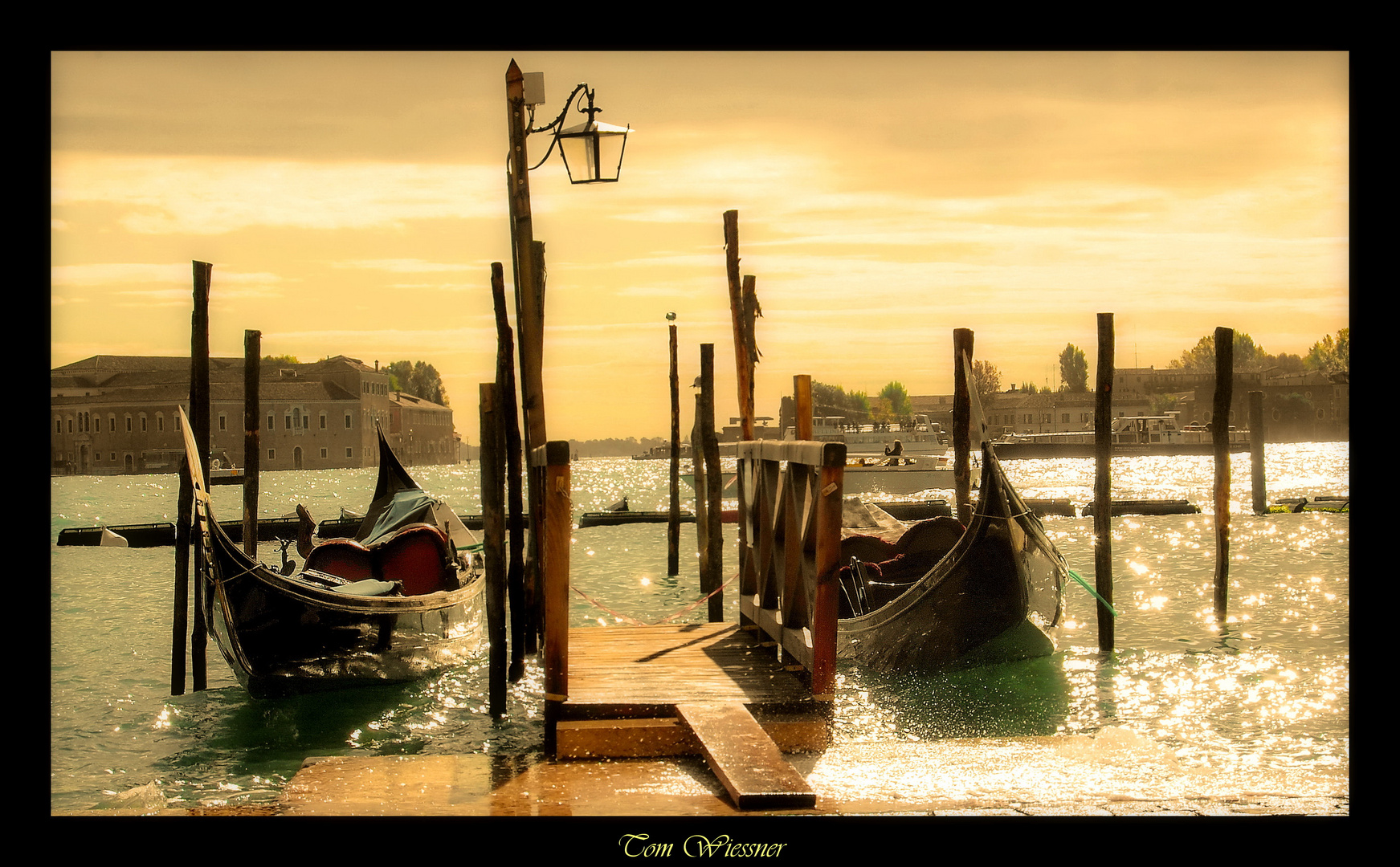 Gondeln in Venedig