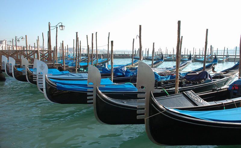 Gondeln in Venedig