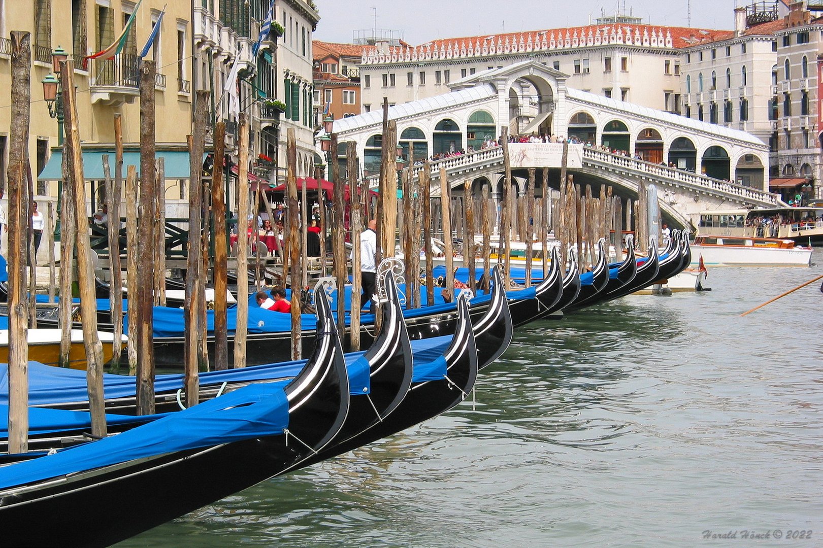 Gondeln in Venedig..