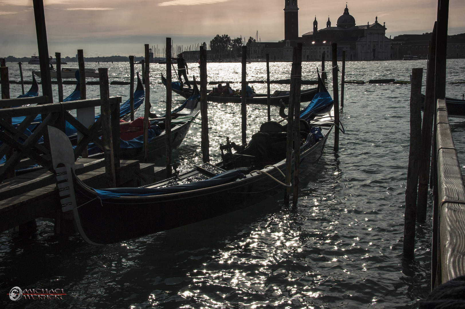 Gondeln in Venedig