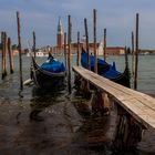 Gondeln in Venedig