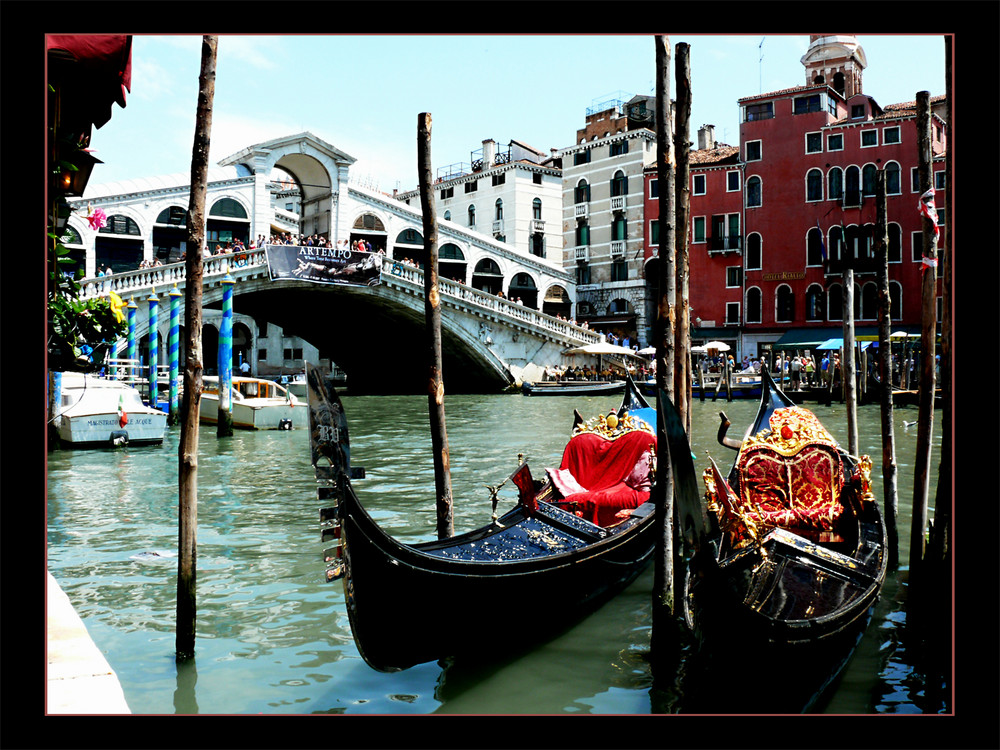 Gondeln in Venedig