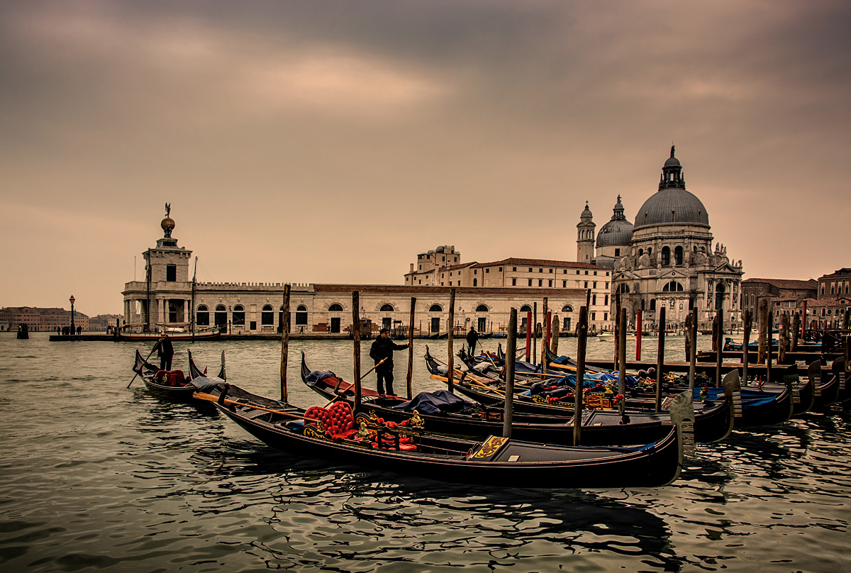 Gondeln in Venedig