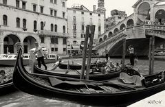 Gondeln in Venedig