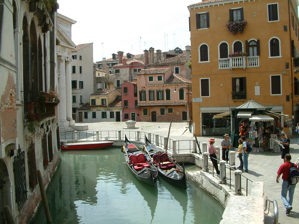 Gondeln in Venedig