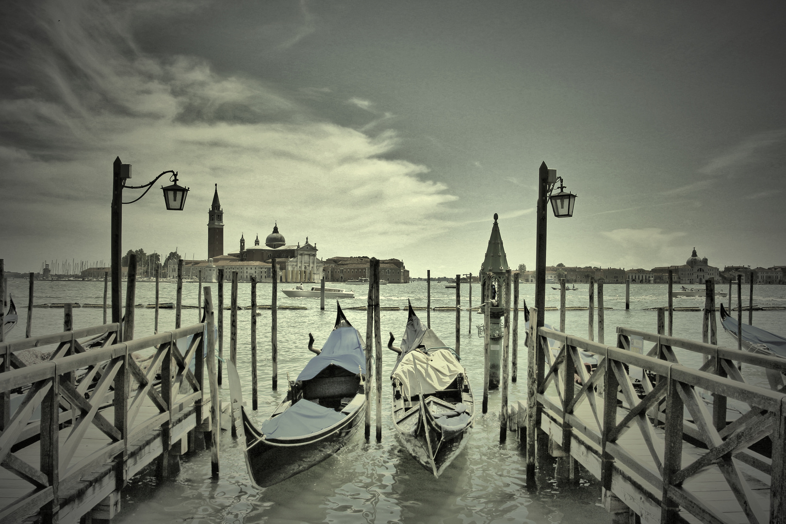 Gondeln in Venedig