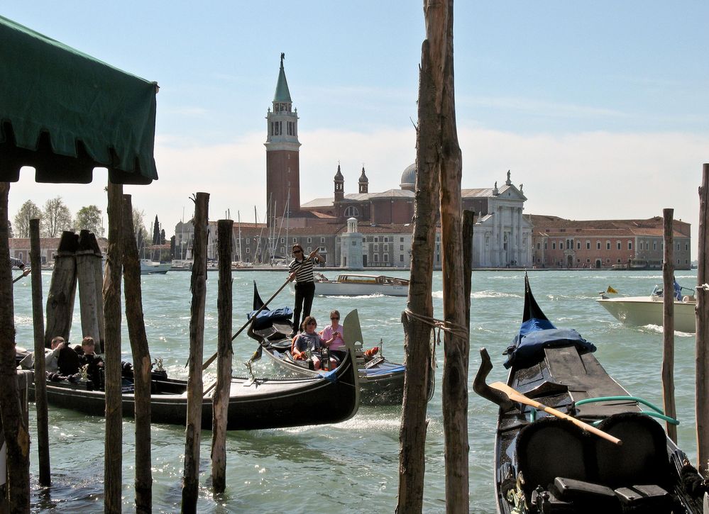 Gondeln in Venedig