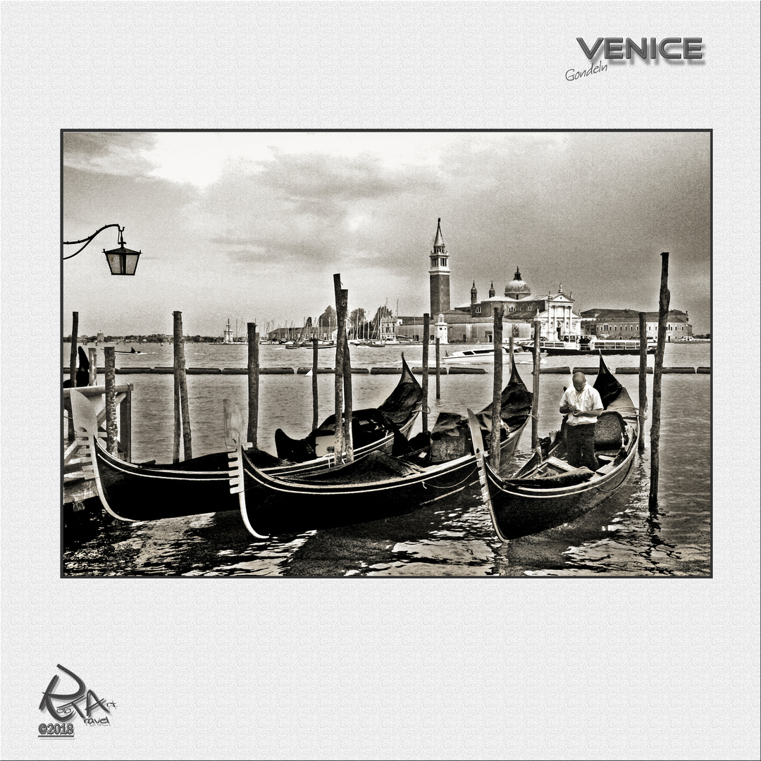 Gondeln in Venedig