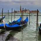 Gondeln vor San Giorgia Maggiore