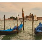 Gondeln vor San Giorgio Maggiore