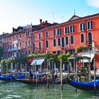 Gondelstation in Venedig