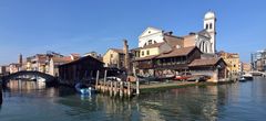 Gondelwerft in Venedig