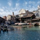 Gondelwerft in Venedig