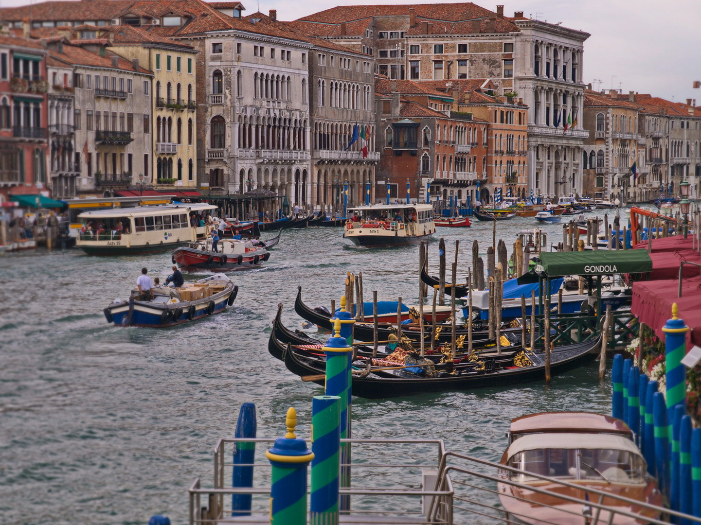 Gondola auf dem canale grande