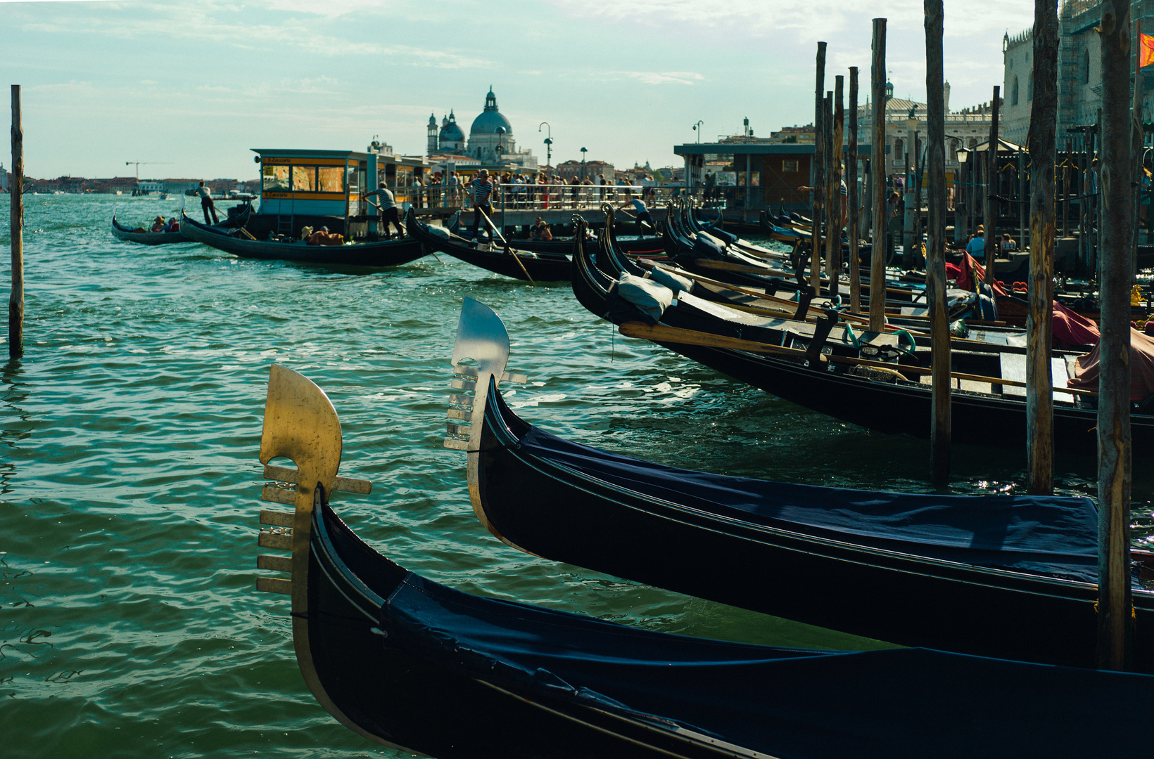 Gondolas in Venice