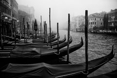 Gondola's on an early morning