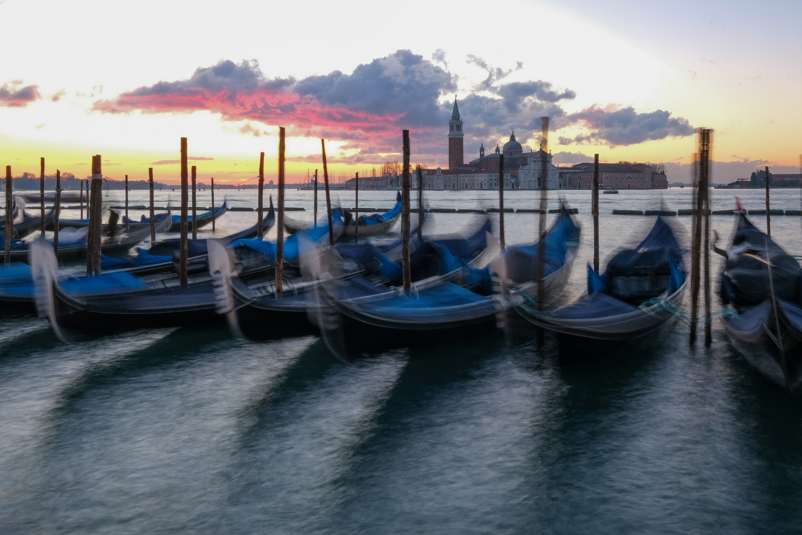 Gondolen ... mit San Giorgio Maggiore, 2