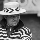 Gondolier in Venedig