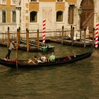 Gondoliere auf dem Canal de Grande - Venedig