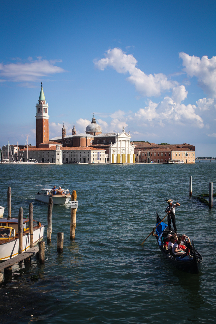 Gondoliere in Venedig