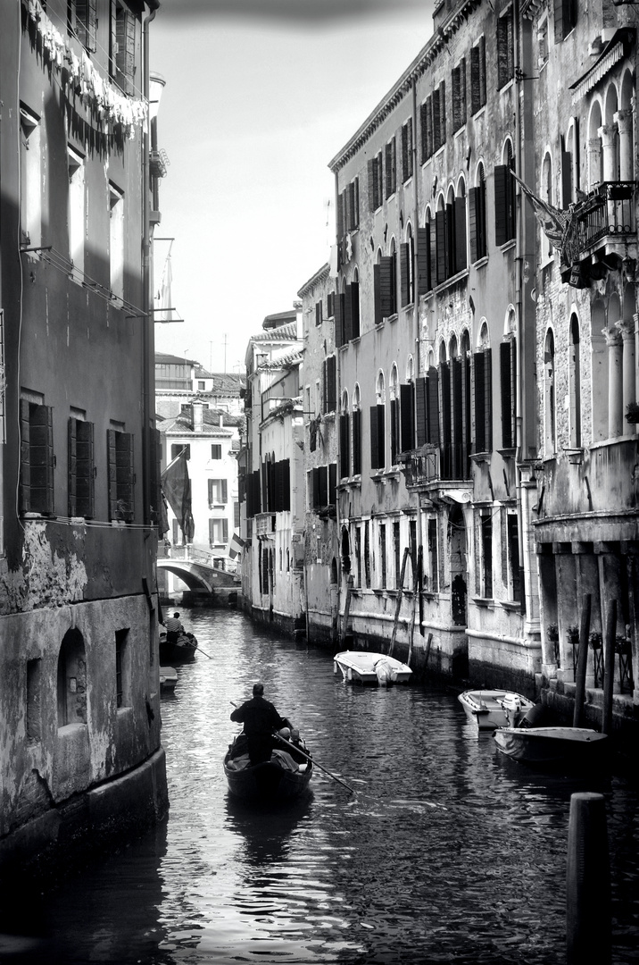 Gondoliere in Venedig