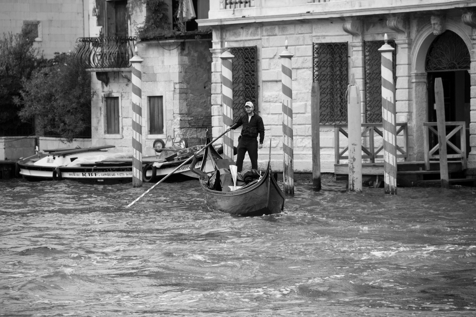 Gondoliere in Venedig