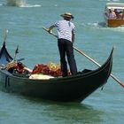 Gondoliere in Venedig