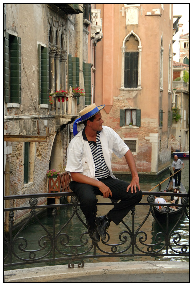Gondoliere, Venedig 2007