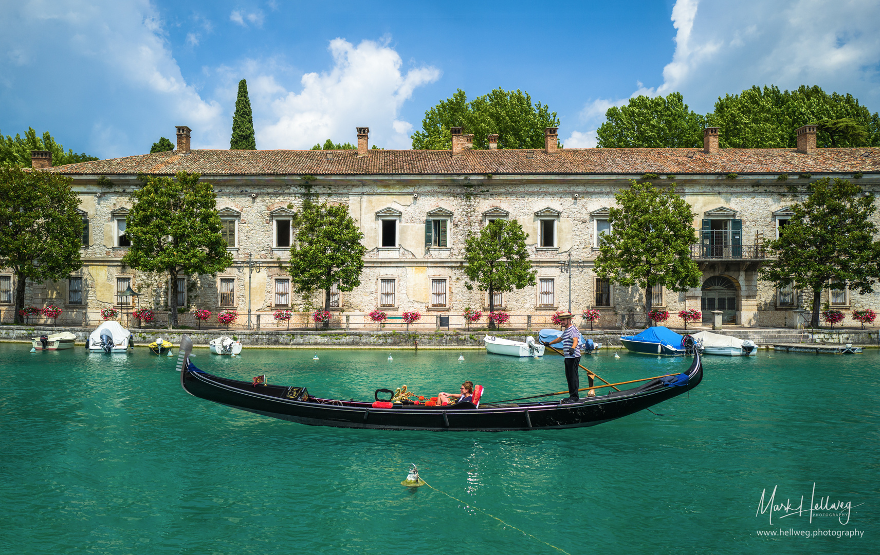 Gondoliere von Peschiera del Garda