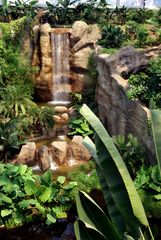 Gondwanaland im Zoo Leipzig: Wasserfall