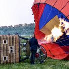 Gonflage de montgolfière