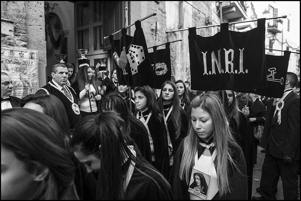 Good Friday Procession (protagonists and spectators)..