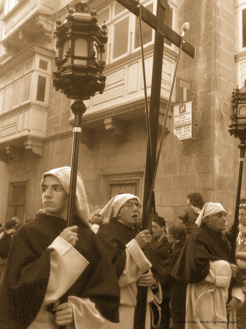 Good Friday - Three Monks