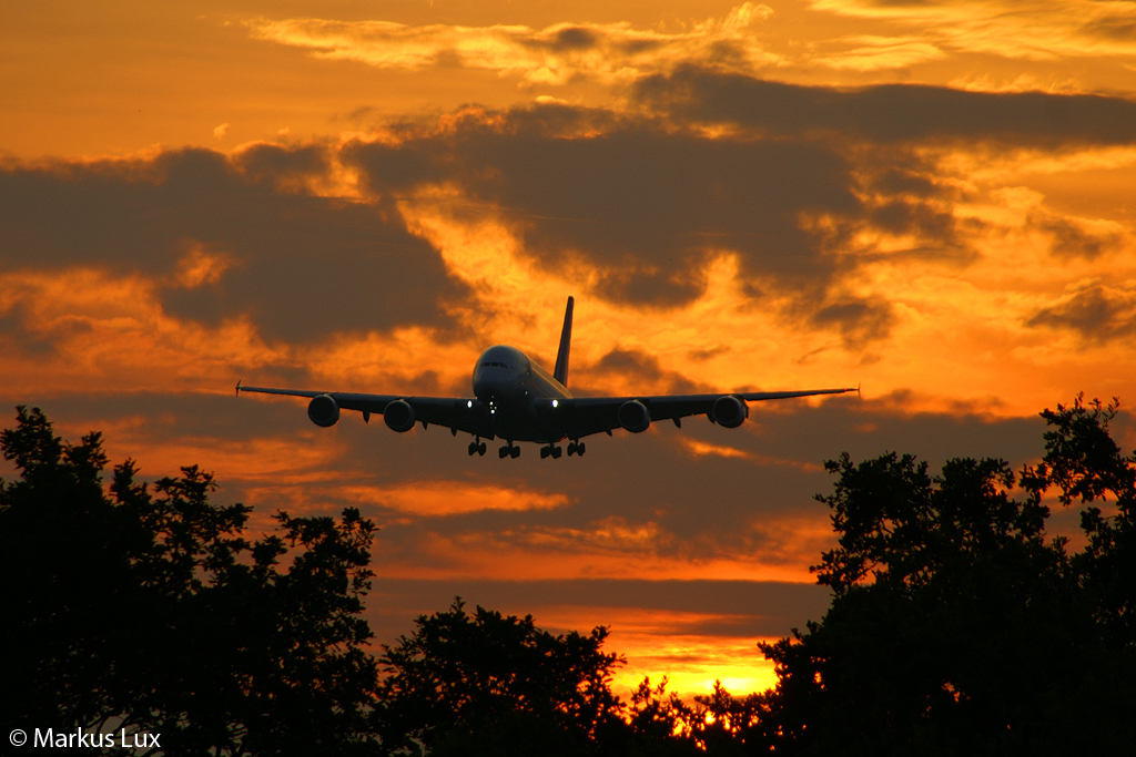 Good morning A-380 at Frankfurt