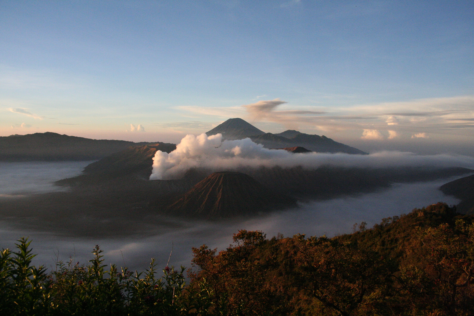 "Good morning" Mount Bromo