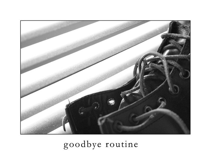 goodbye routine