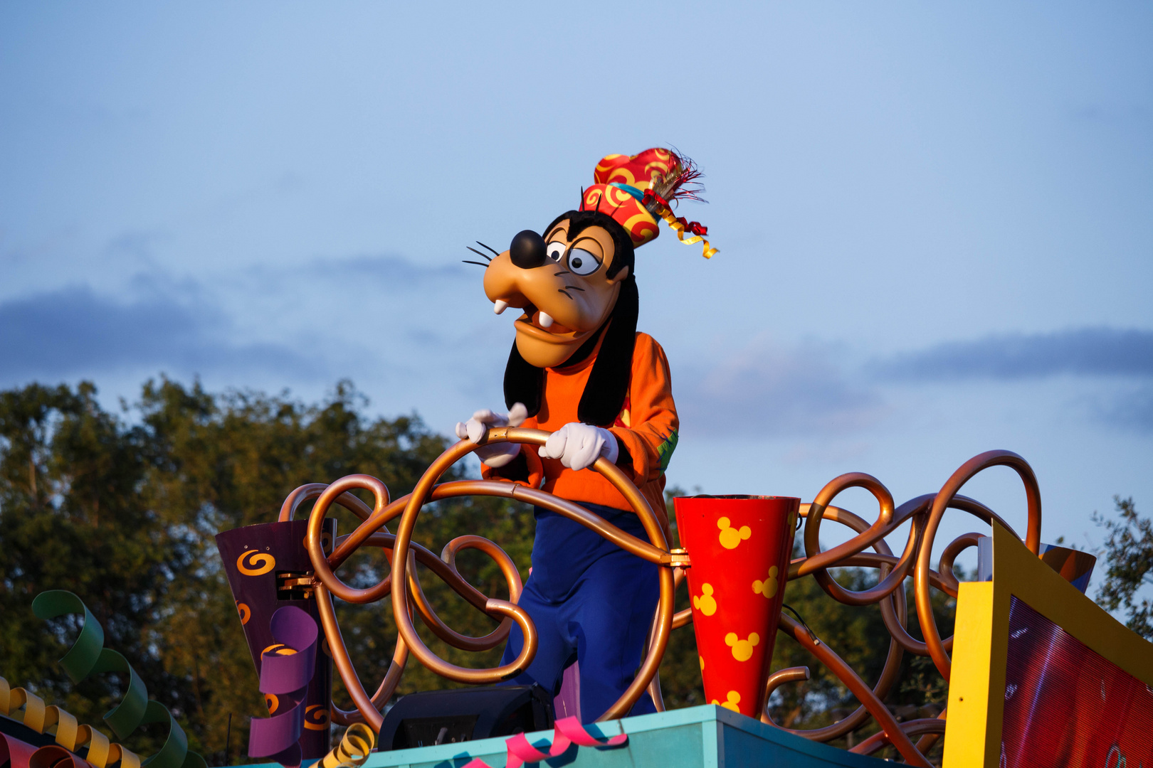 Goofy auf der Parade