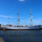 Gorch Fock 1 im Hafen von Stralsund