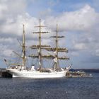 Gorch Fock an der Tirpitzmole in Kiel