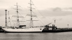 Gorch Fock I im Stadthafen Stralsund