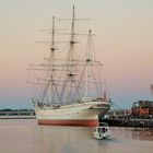 Gorch Fock im Hafen vom Stralsund 