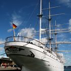 Gorch Fock im Hafen von Stralsund