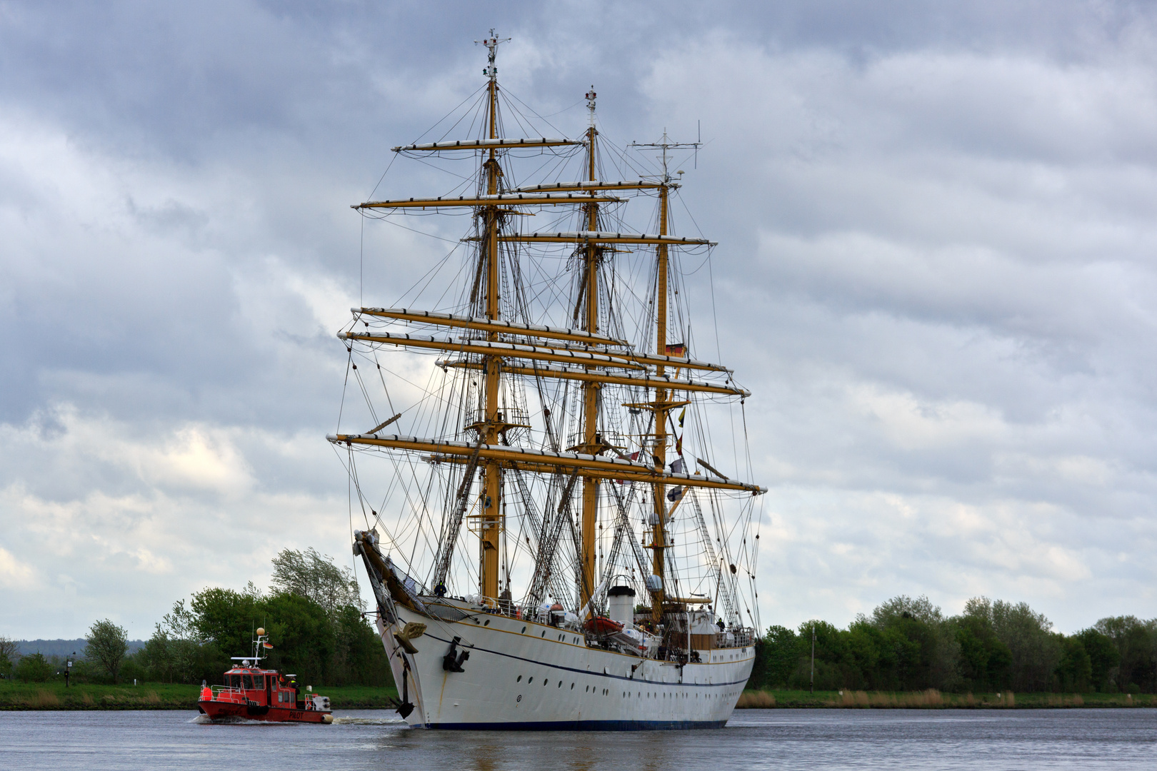 Gorch Fock im NOK