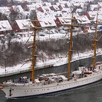 Gorch Fock im Nord-Ostsee-Kanal