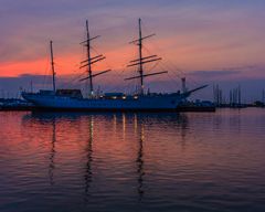 Gorch Fock im Stralsunder Hafen