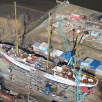 Gorch Fock (Luftbild, aerial)