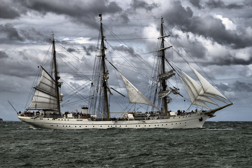 Gorch Fock, Windstärke 6