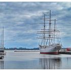 "Gorch Fock1" im Stralsunder Hafen...