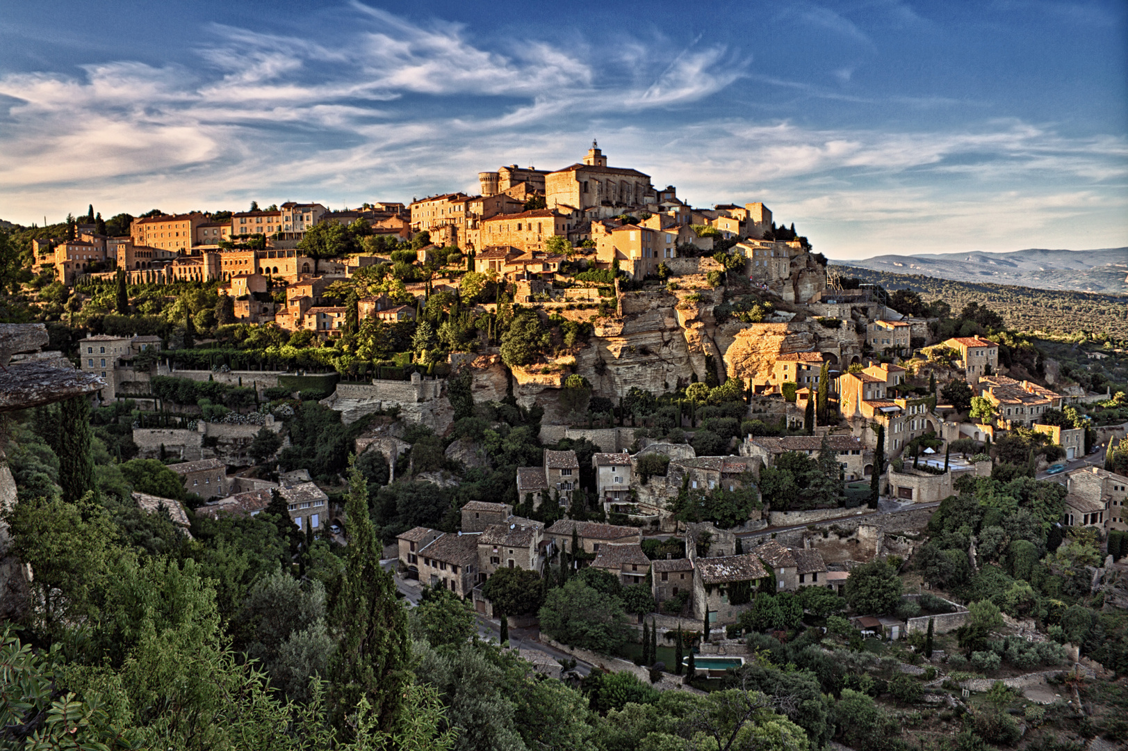 Gordes im Abendlicht