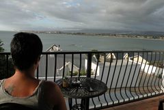 Gordon's Bay ; Blick aus dem Hotelzimmer.